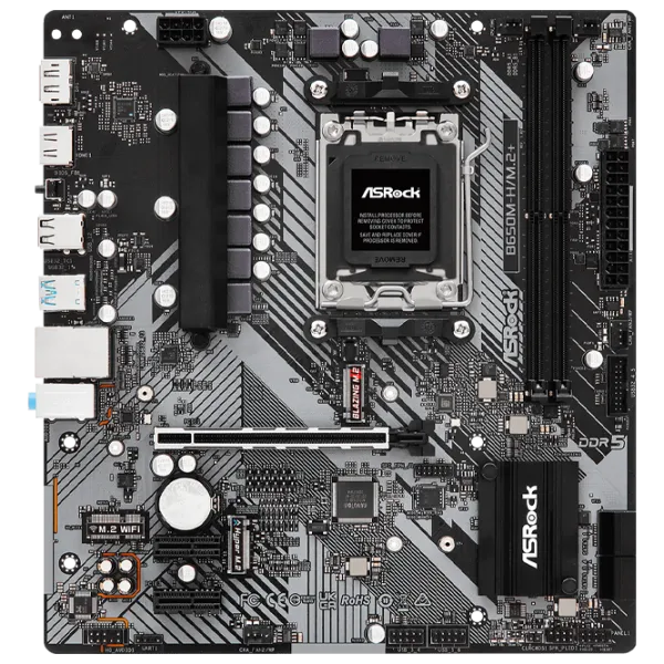 Материнская плата ASRock B650M-H/ M.2+ micro ATX/ AMD B650M photo 1