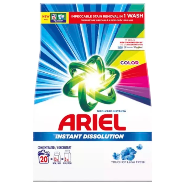 Detergent Ariel Tol Fresh 1.5 kg  Număr spălări: 20 photo 1