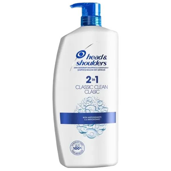 Шампунь Head & Shoulders Classic Clean Pump 2in1 900 мл photo 1