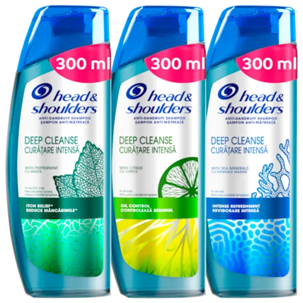 Шампунь Head & Shoulders Deep Cleanse Scalp Detox 300 мл photo 1 Шампунь Head & Shoulders Deep Cleanse Scalp Detox 300 мл photo 1