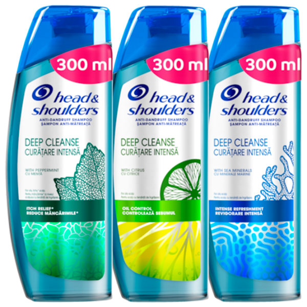 Шампунь Head & Shoulders Deep Cleanse Scalp Detox 300 мл photo 1 Шампунь Head & Shoulders Deep Cleanse Scalp Detox 300 мл photo 1