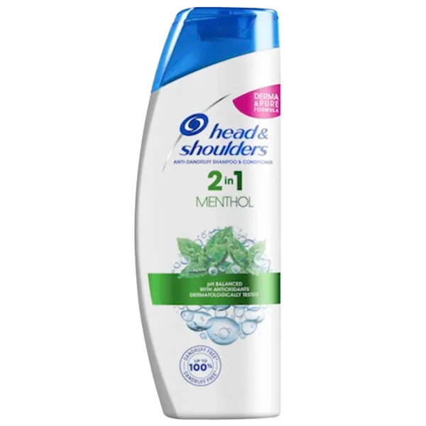 Шампунь Head & Shoulders Menthol 2in1 400 мл photo 1 Шампунь Head & Shoulders Menthol 2in1 400 мл photo 1