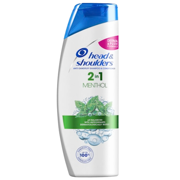 Шампунь Head & Shoulders Menthol 2in1 400 мл photo 1 Шампунь Head & Shoulders Menthol 2in1 400 мл photo 1