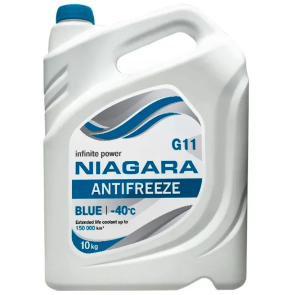 Антифриз Niagara G11 -40 Blue 00649569 10 л Синий photo 1