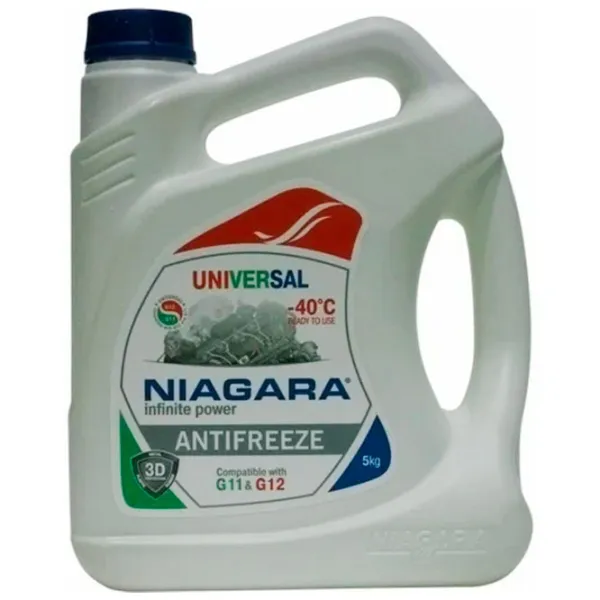 Antigel Niagara G11&G12 Universal -40 00649516 5 l Green photo 1