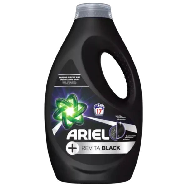 Gel de spălare Ariel Revita Black 0.9 kg 0.9l Număr spălări: 17 photo 1