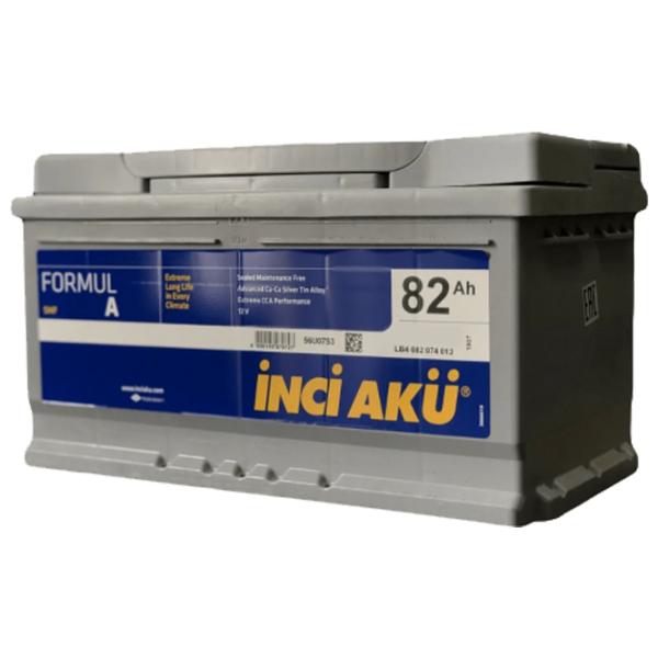 Авто аккумулятор Inci Aku FormulA EU 800A/ 82 Ач photo 1 Авто аккумулятор Inci Aku FormulA EU 800A/ 82 Ач photo 1
