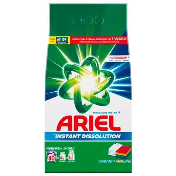 Detergent Ariel Tol Fresh 6 kg  Număr spălări: 80 photo 1 Detergent Ariel Tol Fresh 6 kg  Număr spălări: 80 photo 1