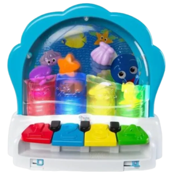 Jucărie interactivă Bright Starts Pianul Pop & Glow 074451108042 0.6+/ White photo 1