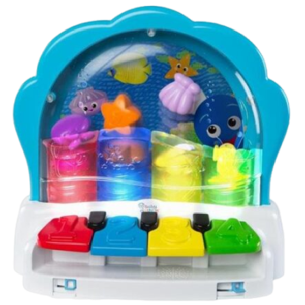Jucărie interactivă Bright Starts Pianul Pop & Glow 074451108042 0.6+/ White photo 1