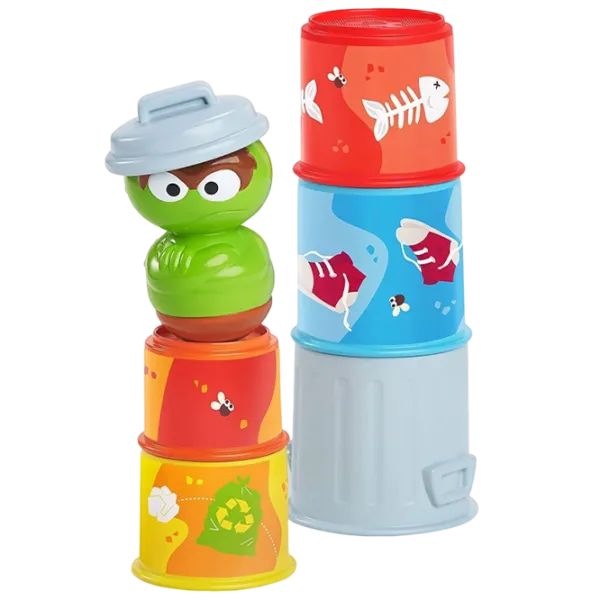 Joc educativ Bright Starts Oscar și jucăriile sale distractive 074451120785 0.3+/ Multicolor photo 1