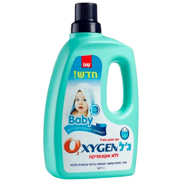 Eliminator de pete Sano Oxнgen Baby 3 kg 3l Număr spălări:  photo 1 Eliminator de pete Sano Oxнgen Baby 3 kg 3l Număr spălări:  photo 1