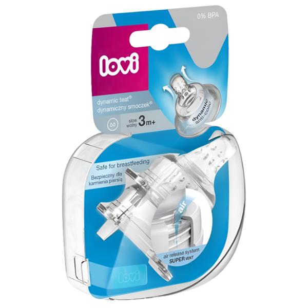 Tetină pentru biberon Lovi 18/ 750 Unisex/ Transparent photo 1