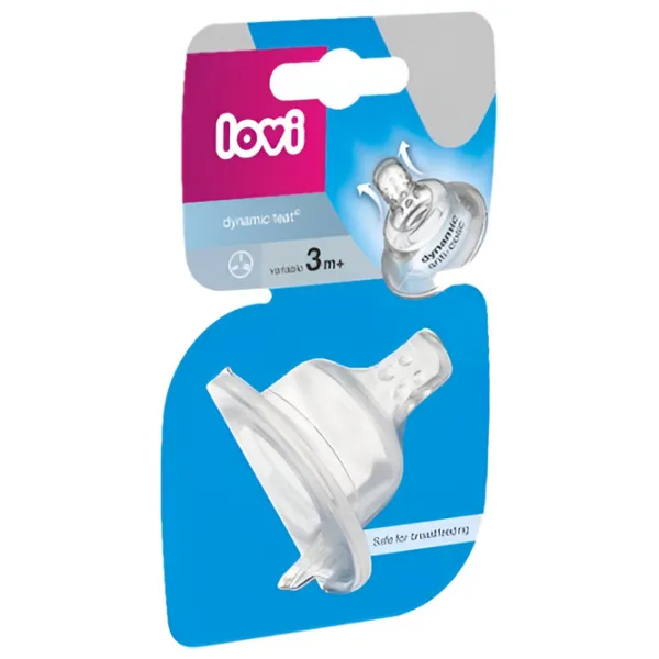 Tetină pentru biberon Lovi 18/ 760 Unisex/ Transparent photo 1