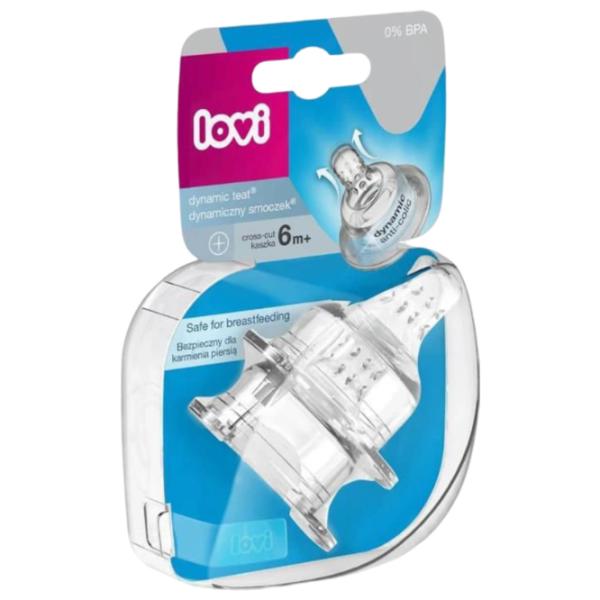 Tetină pentru biberon Lovi 18/ 753 Dynamic Unisex/ Transparent photo 1