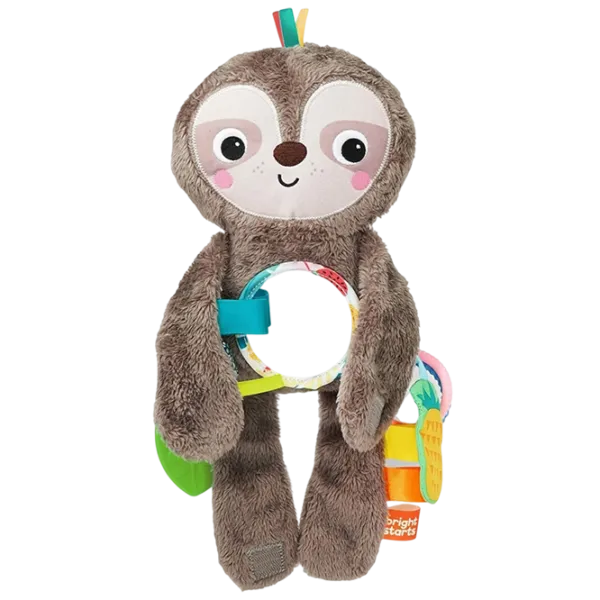 Игрушка для колясок и кроваток Bright Starts Ленивец улыбается 074451125018 0+/ Коричневый photo 1