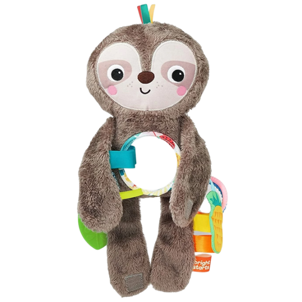 Игрушка для колясок и кроваток Bright Starts Ленивец улыбается 074451125018 0+/ Коричневый photo 1