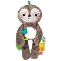 Игрушка для колясок и кроваток Bright Starts Ленивец улыбается 074451125018 0+/ Коричневый