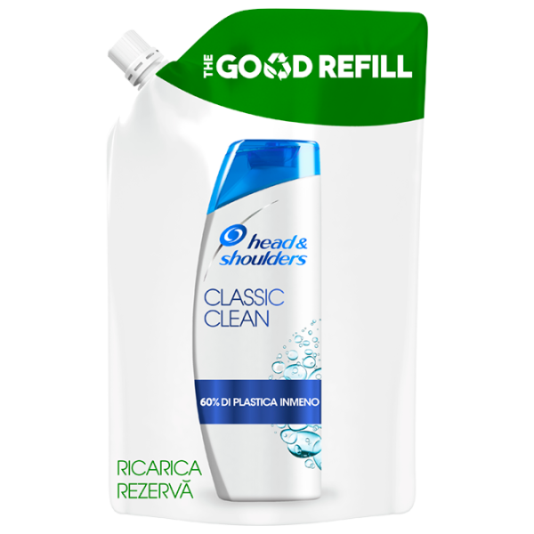 Șampon Head & Shoulders Classic Clean Refil 480 ml photo 1