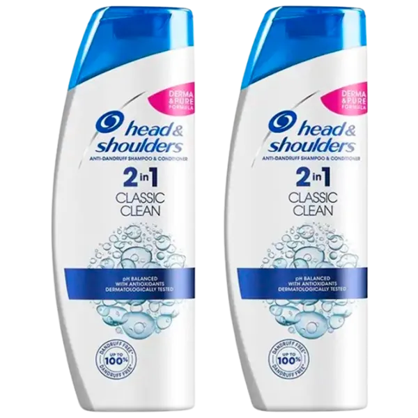 Șampon Head & Shoulders Set Classic Clean 2in1 400 ml photo 1 Șampon Head & Shoulders Set Classic Clean 2in1 400 ml photo 1
