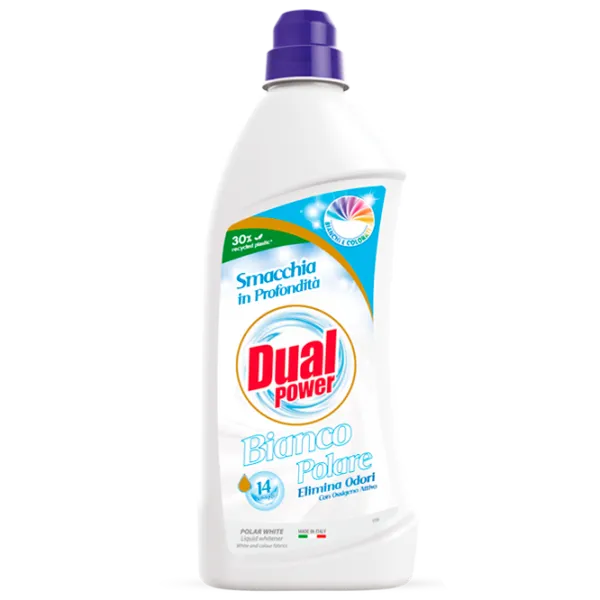 Отбеливатель для стирки Dual Power Active Oxygen 0.98 кг 0.98л Количество стирок: 14 photo 1 Отбеливатель для стирки Dual Power Active Oxygen 0.98 кг 0.98л Количество стирок: 14 photo 1