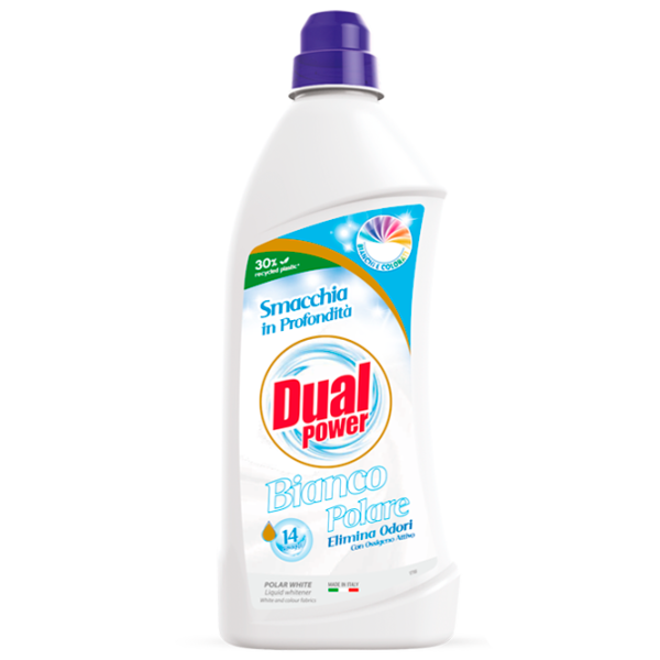 Отбеливатель для стирки Dual Power Active Oxygen 0.98 кг 0.98л Количество стирок: 14 photo 1 Отбеливатель для стирки Dual Power Active Oxygen 0.98 кг 0.98л Количество стирок: 14 photo 1
