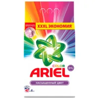 Моющее средство Ariel Color 6 кг  Количество стирок: 60