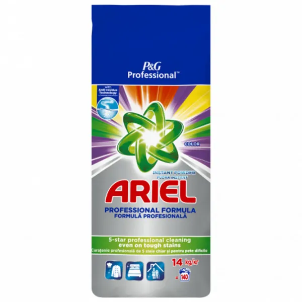 Detergent Ariel Color Professional 14 kg  Număr spălări: 140 photo 1