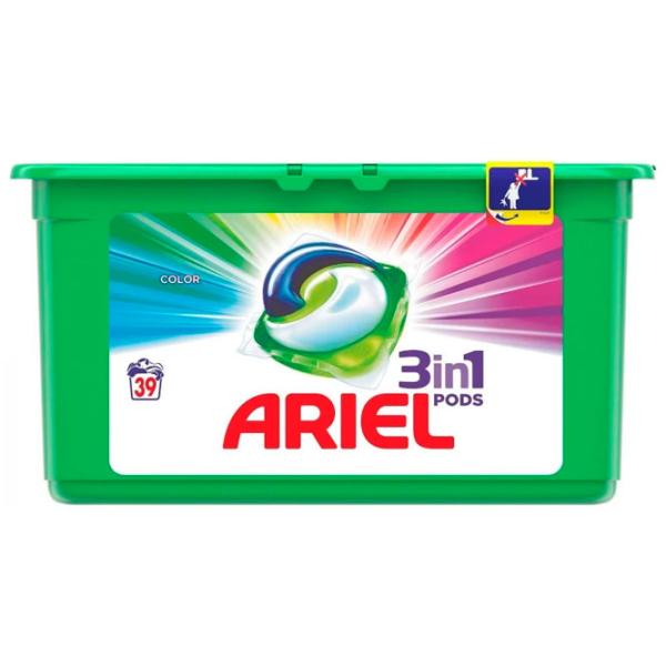Detergent Ariel Pods Color Gel 1 kg  Număr spălări: 39 photo 1