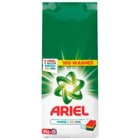 Detergent Ariel White&Color 10 kg  Număr spălări: 100