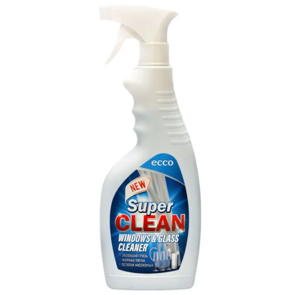 Soluție pentru suprafețele de sticlă Ecco Cleaning 59670 pentru îndepărtarea murdăriei, uleiului mineral, funinginii photo 1