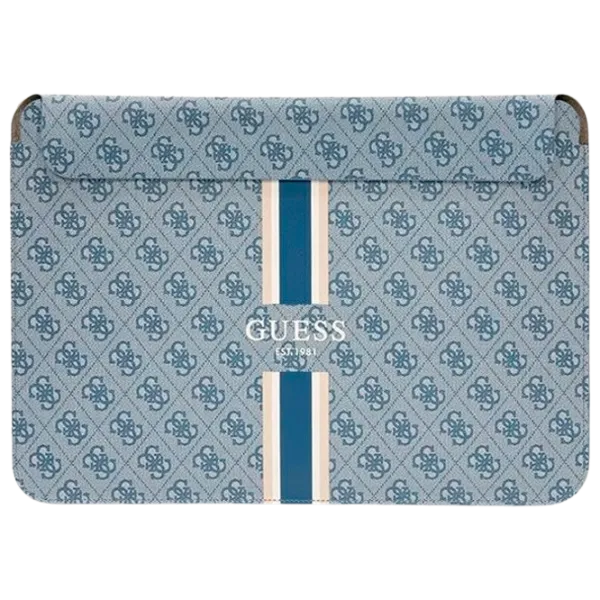 Husă pentru laptop GUESS 4G Printed Stripes 14"/ Blue photo 1