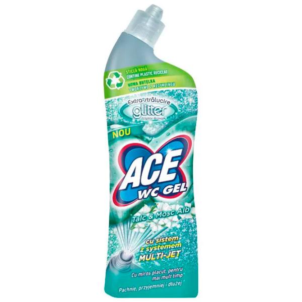 Soluție pentru toaletă Ace WC Gel Glitter Talco 23554766 elimină depunerile de urină, bacterii și microbi photo 1