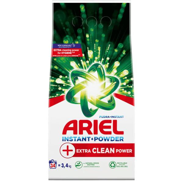 Detergent Ariel Ultra Oxi Effect 3.4 kg  Număr spălări: 34 photo 1