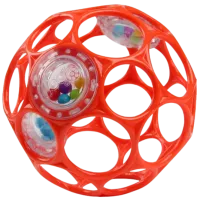 Сенсорная игрушка Bright Starts Oball Rattle™ 074451114876 0+/ Красный