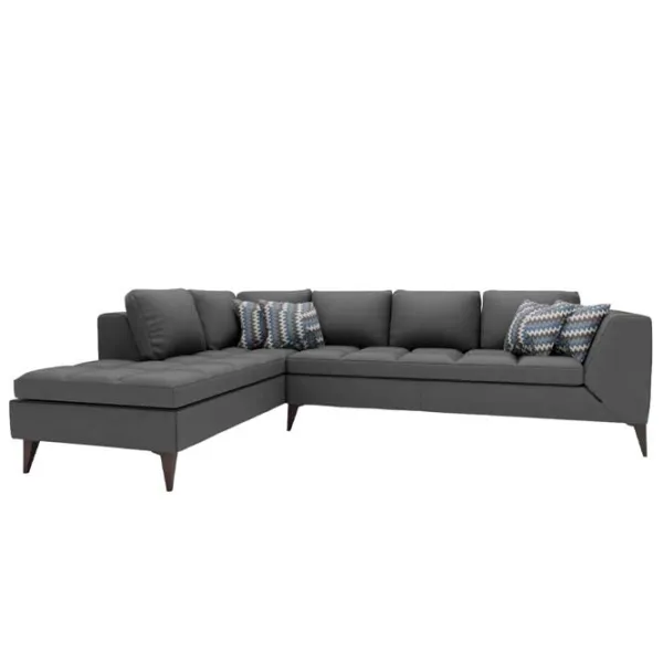 Угловой диван Dogtas Lucca Plus (3120011660) Бархат/ Серый photo 1