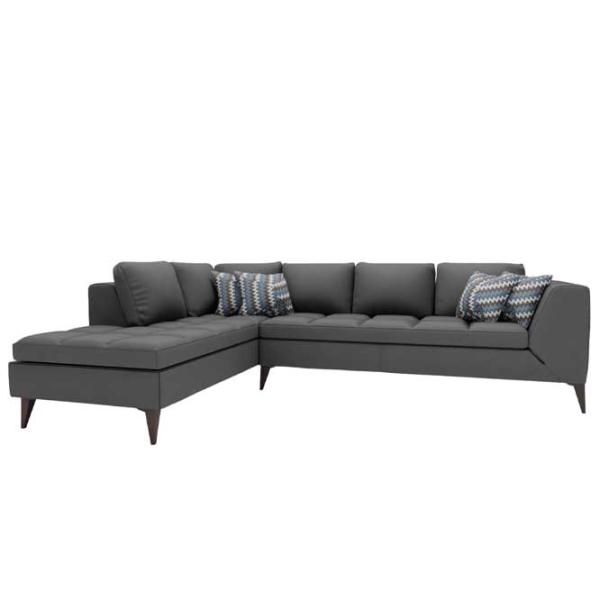 Угловой диван Dogtas Lucca Plus (3120011660) Бархат/ Серый photo 1