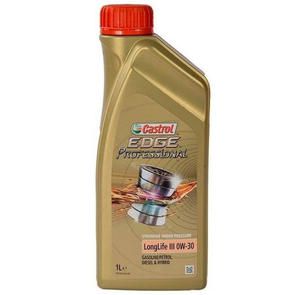 Моторное масло Castrol 0W30 EDGE Professional Longlife III E4 0W-30 1 л синтетическое photo 1