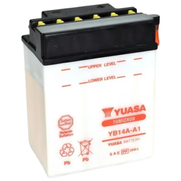 Вспомогательный аккумулятор Yuasa Yumicron 175A/ 14 Ач photo 1