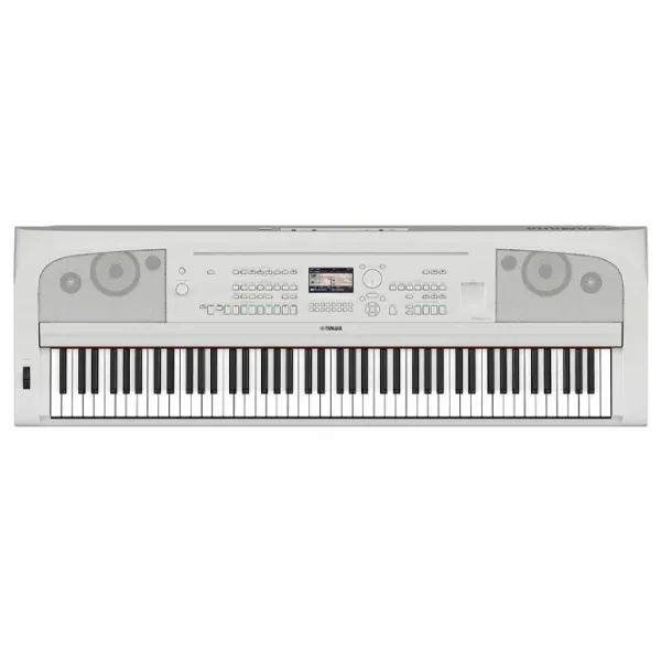 Pian electric Yamaha DGX-670WH Acustic / 88 clape / Split / White photo 1
