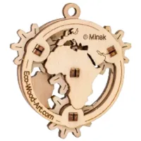 Puzzle 3D Ewa Toys Globe Numărul de piese: 14