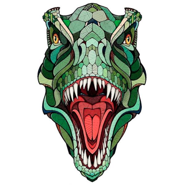 Пазл 2D Ewa Toys T-Rex S Количество деталей: 80 photo 1