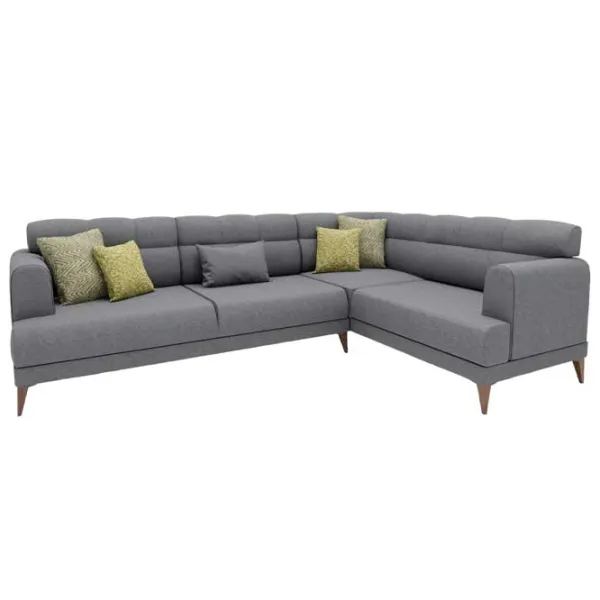 Canapea de colț Dogtas Madrid Right (3120010296) Velvet/ Gray photo 1 Canapea de colț Dogtas Madrid Right (3120010296) Velvet/ Gray photo 1