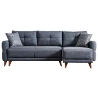 Угловой диван Dogtas Mila (3120015724) Ткань/ Серый