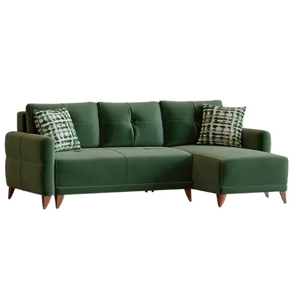 Canapea de colț Dogtas Mila (3120015728) Stofă/ Olive photo 1 Canapea de colț Dogtas Mila (3120015728) Stofă/ Olive photo 1