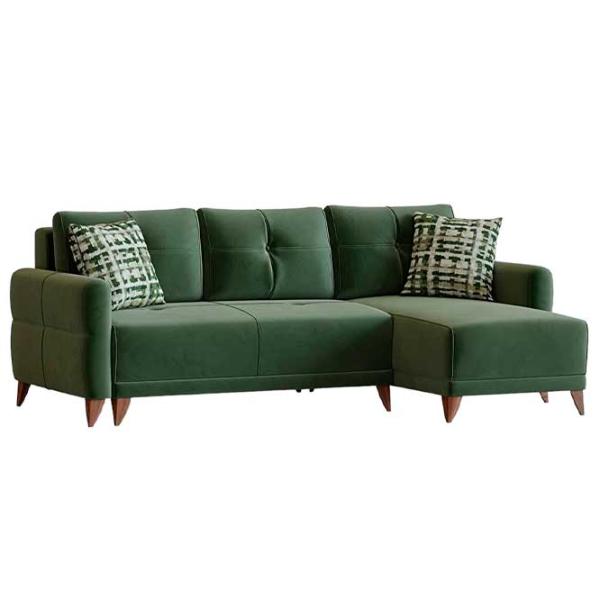 Canapea de colț Dogtas Mila (3120015728) Stofă/ Olive photo 1 Canapea de colț Dogtas Mila (3120015728) Stofă/ Olive photo 1