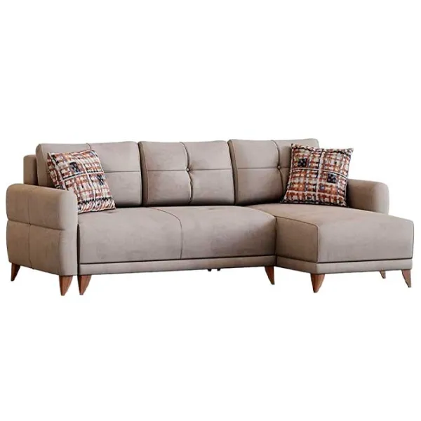 Canapea de colț Dogtas Mila (3120015725) Stofă/ Beige photo 1 Canapea de colț Dogtas Mila (3120015725) Stofă/ Beige photo 1