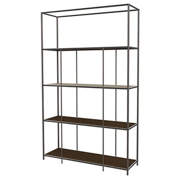 Etajeră Paola 3200407753 160 x 100 x 27 cm/ Metal/ Brown photo 1