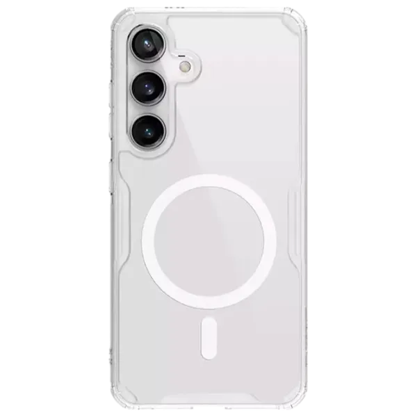 Husă pentru smartphone Samsung Galaxy S24 Plus Nillkin/ MagSafe Back/ PC/ Transparent White photo 1 Husă pentru smartphone Samsung Galaxy S24 Plus Nillkin/ MagSafe Back/ PC/ Transparent White photo 1
