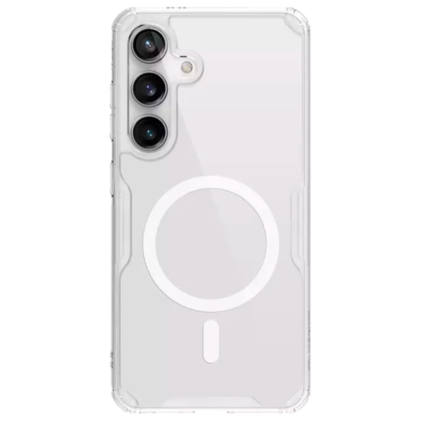 Husă pentru smartphone Samsung Galaxy S24 Plus Nillkin/ MagSafe Back/ PC/ Transparent White photo 1 Husă pentru smartphone Samsung Galaxy S24 Plus Nillkin/ MagSafe Back/ PC/ Transparent White photo 1